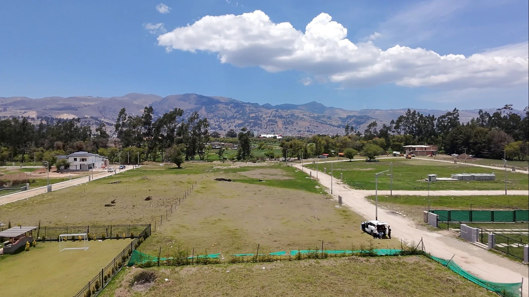 Proyectos 1 Vista aérea del condominio Valle Valera en Baños del Inca, Cajamarca